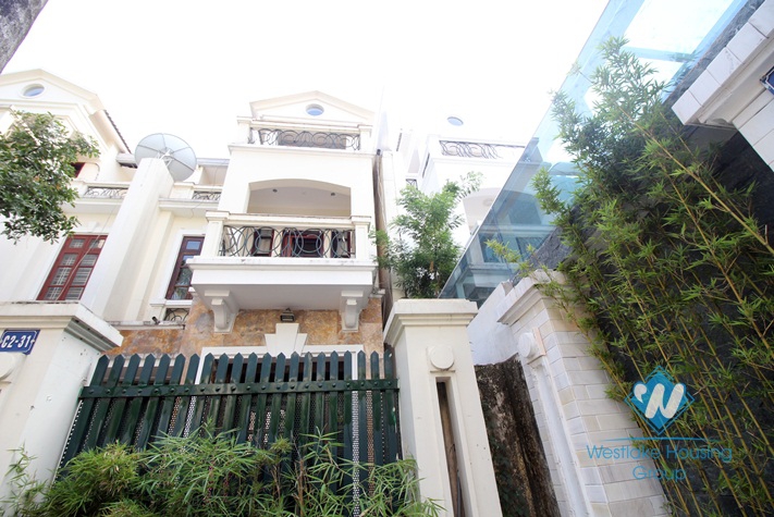 Unique villa for rent in Ciputra, Tay Ho, Hanoi. 